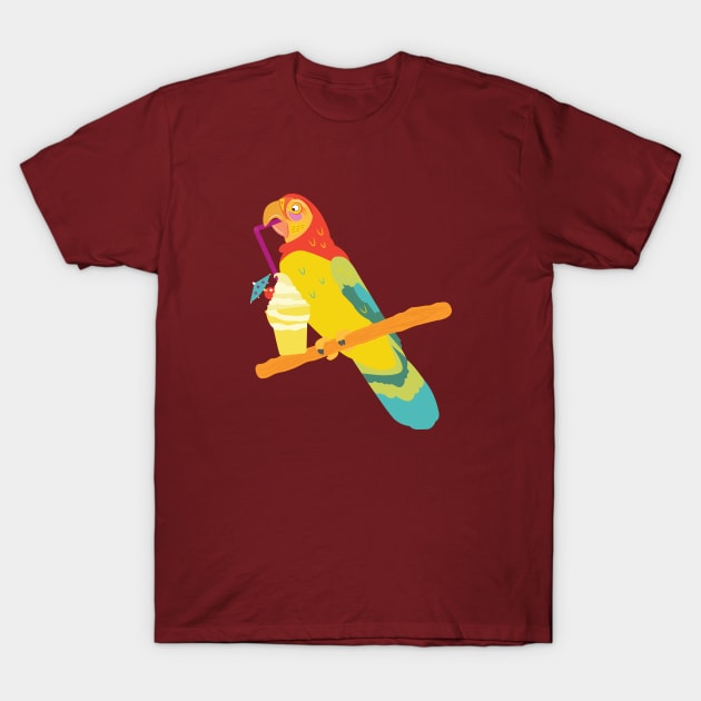 Tiki Bird T-Shirt by SarahLouiseNicholson